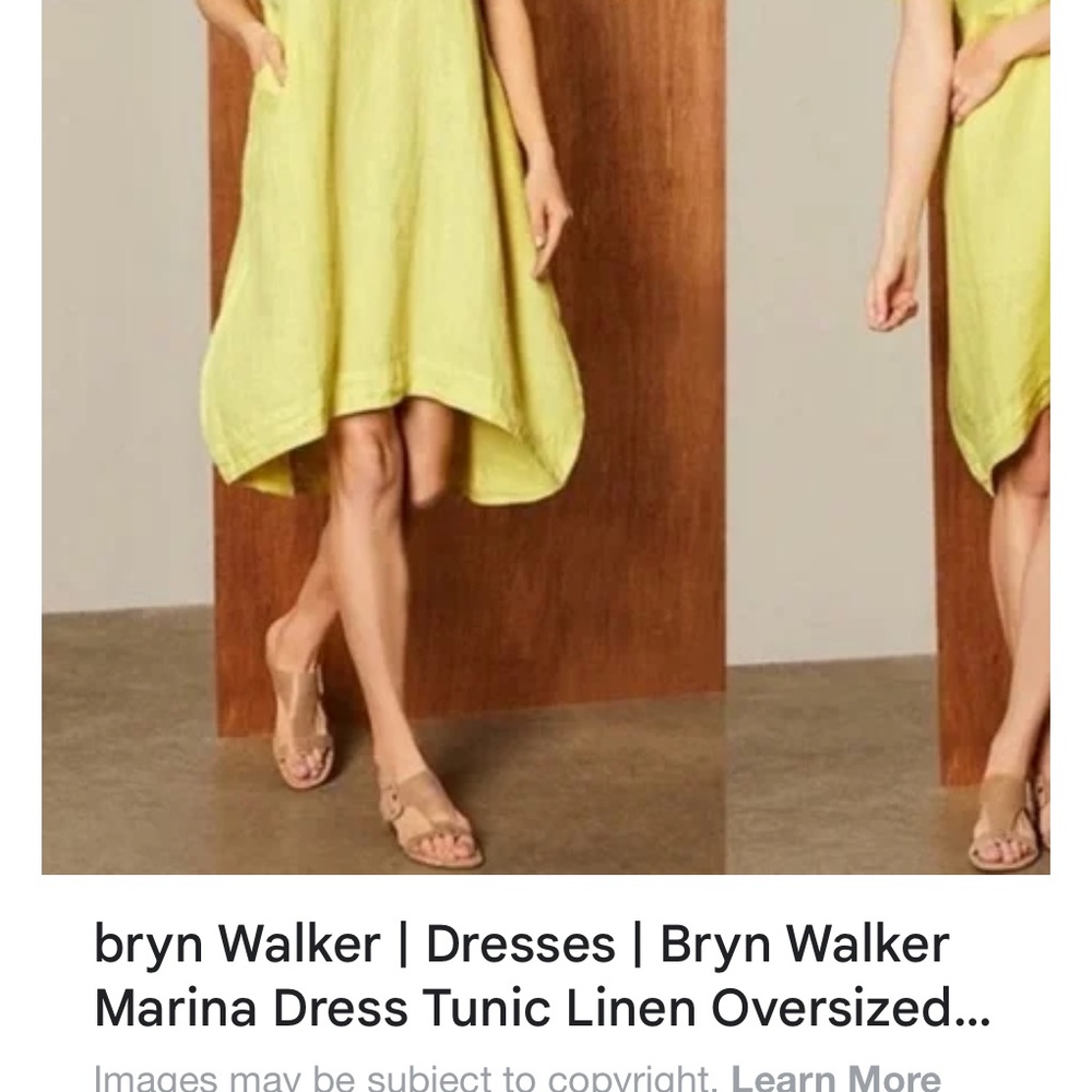 Bryn Walker Oversized Dress/tunic Linen asymmetrical Lagenlook Pleats old money